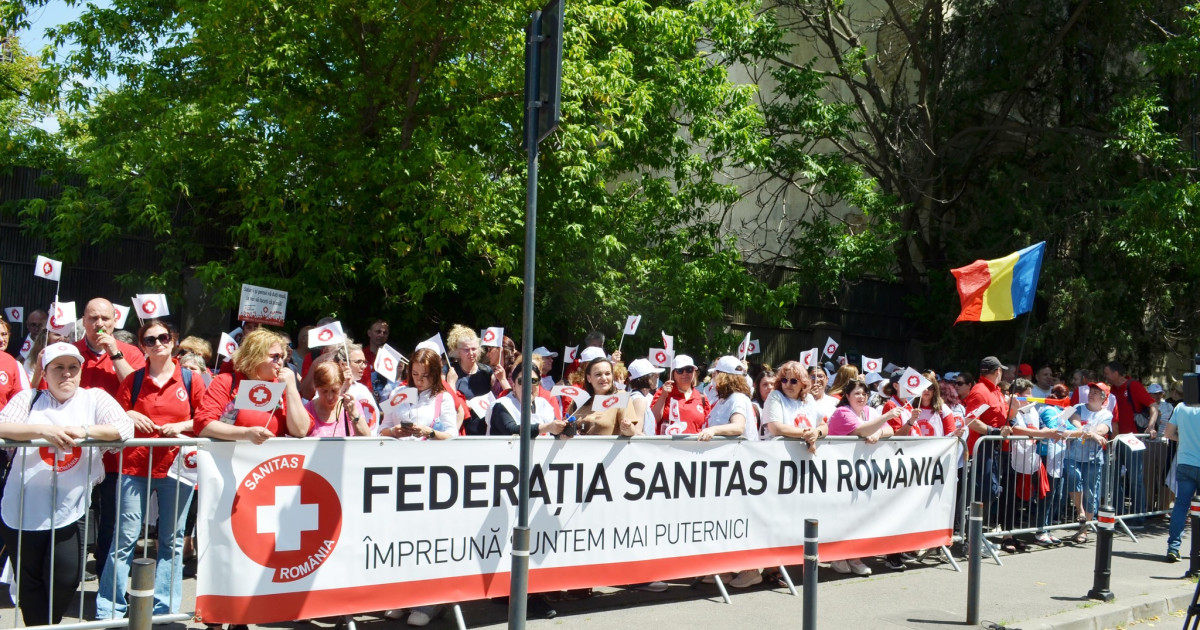 Sănătatea, în stradă! Angajații: "Am fost Cenușăreasa, Gata cu umilința!"