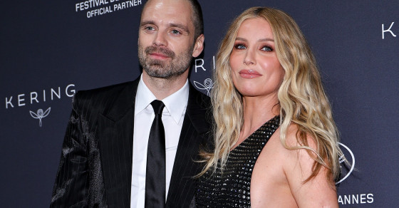 Apariție spectaculoasă: Annabelle Wallis, gravidă cu Sebastian Stan, într-o rochie îndrăzneață