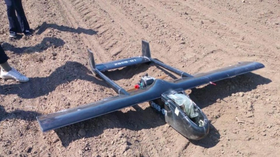 Dronă suspectă, descoperită de IPJ Suceava lângă granița cu Ucraina
