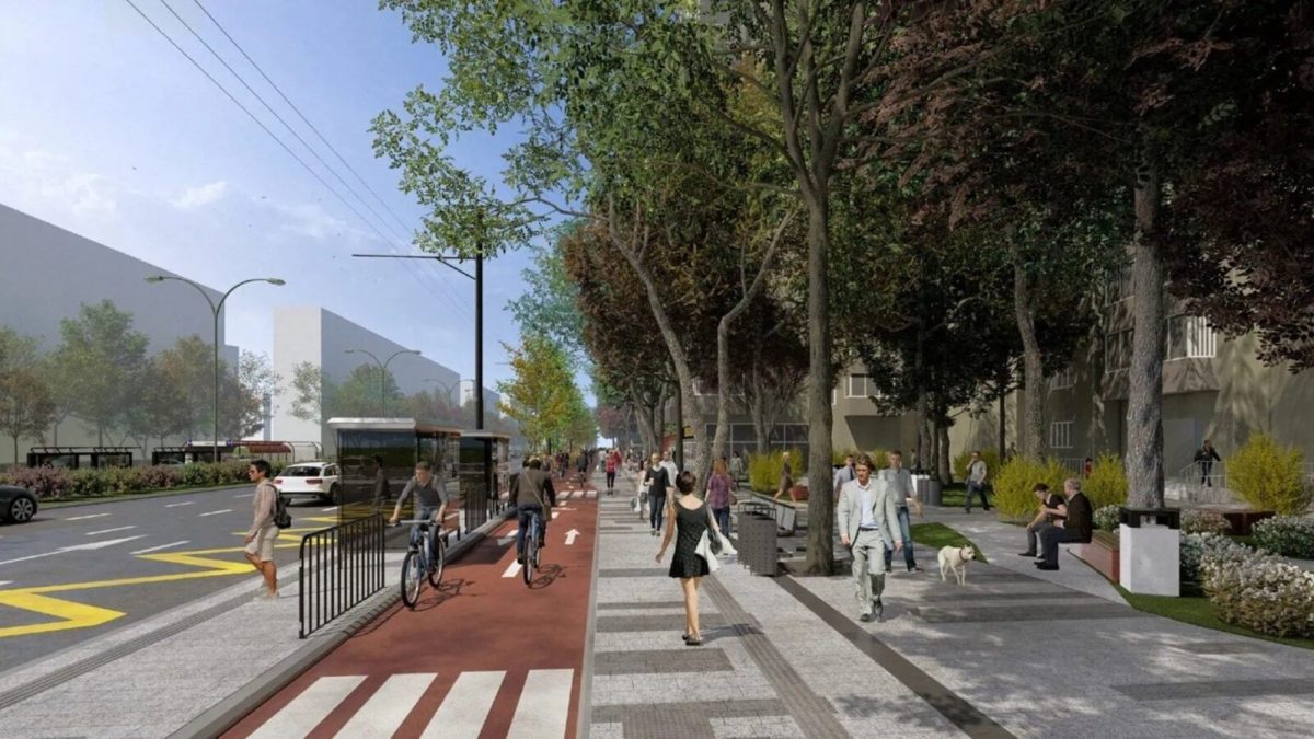 București: 9 milioane de euro pentru Bd. Iuliu Maniu: parcări înlocuite de piste și spații verzi