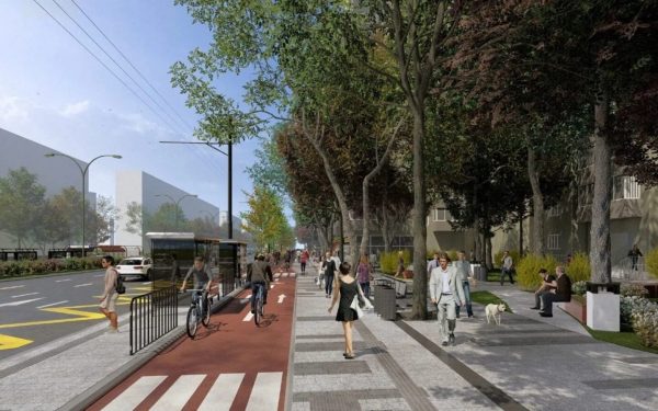București: 9 milioane de euro pentru Bd. Iuliu Maniu: parcări înlocuite de piste și spații verzi