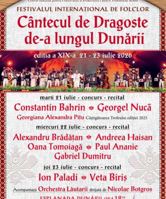 Brăila: 27 de artiști din 5 țări, la Festivalul Dunării