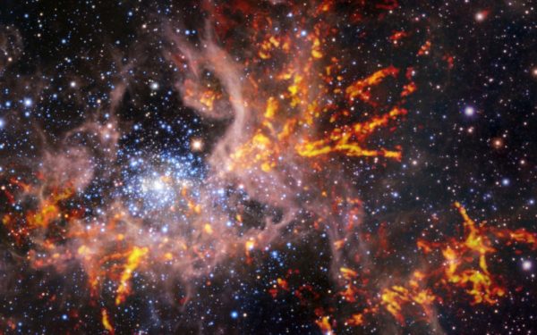 Galaxia Vecină, Spulberată de Marele Nor al lui Magellan