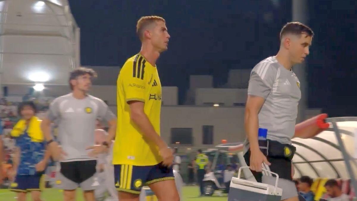 CRISTIANO Ronaldo, schimbat la pauză! Reacție neașteptată