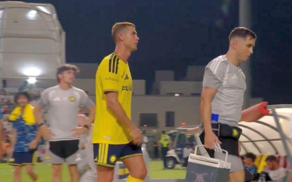 CRISTIANO Ronaldo, schimbat la pauză! Reacție neașteptată
