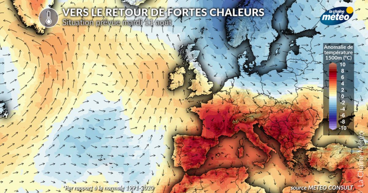 Căldura revine: Franța, spre al cincilea val de caniculă