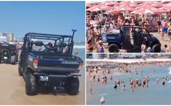 Litoralul sub alertă: Jandarmii, chemați să-i scoată pe turiști din Eforie Nord