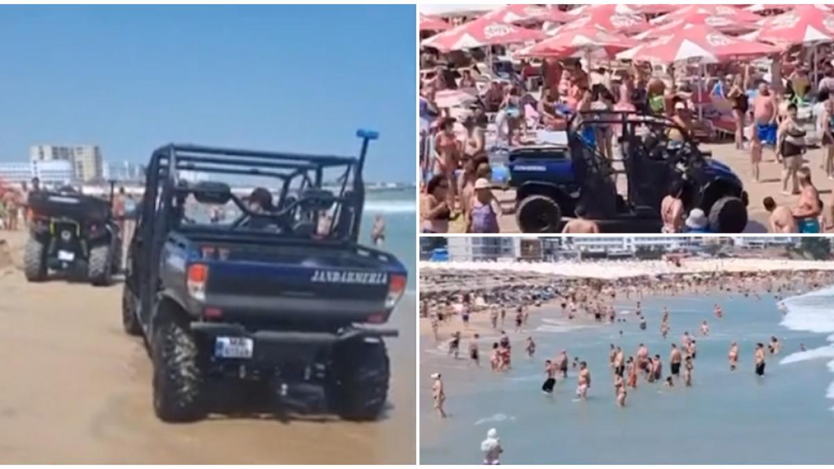 Litoralul sub alertă: Jandarmii, chemați să-i scoată pe turiști din Eforie Nord