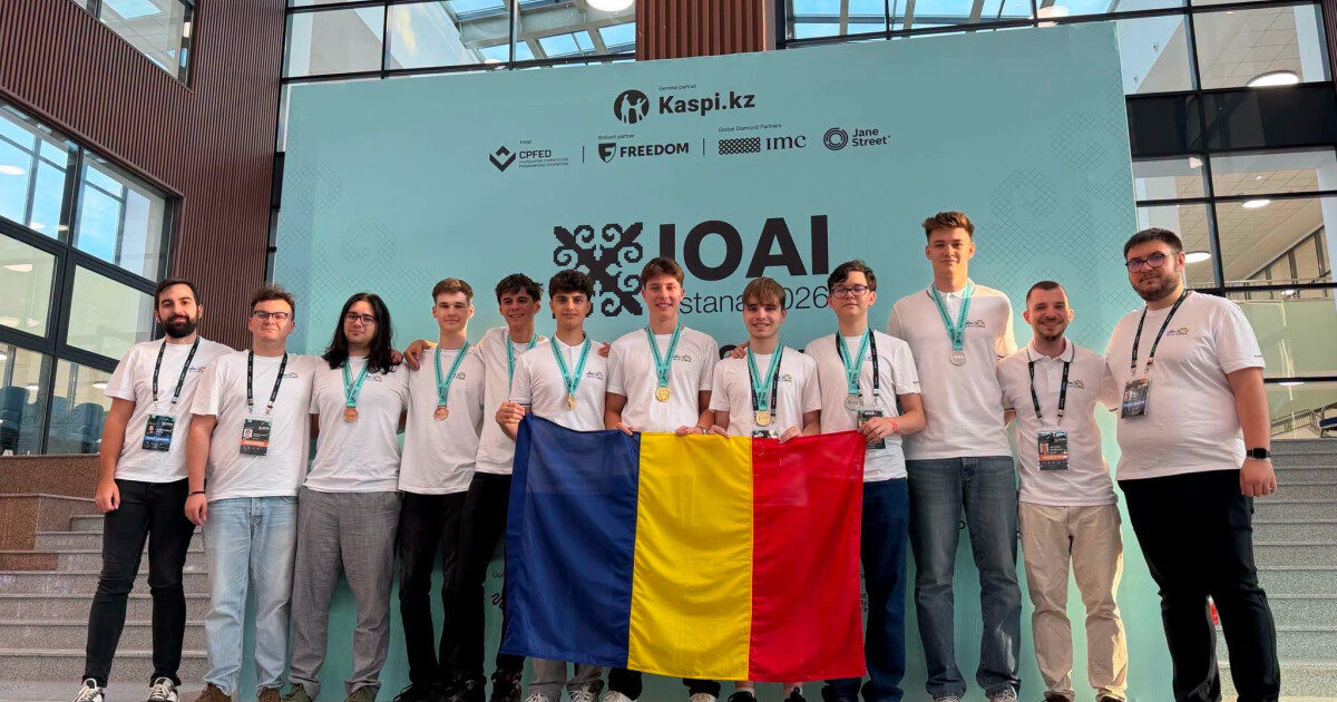 România, medaliată la Olimpiada Internațională AI: AUR pentru tinerii geniali