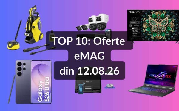 Top Echipamente: Karcher, Laptop Gaming RTX 5070, TV QD-MiniLED sub 3000 lei