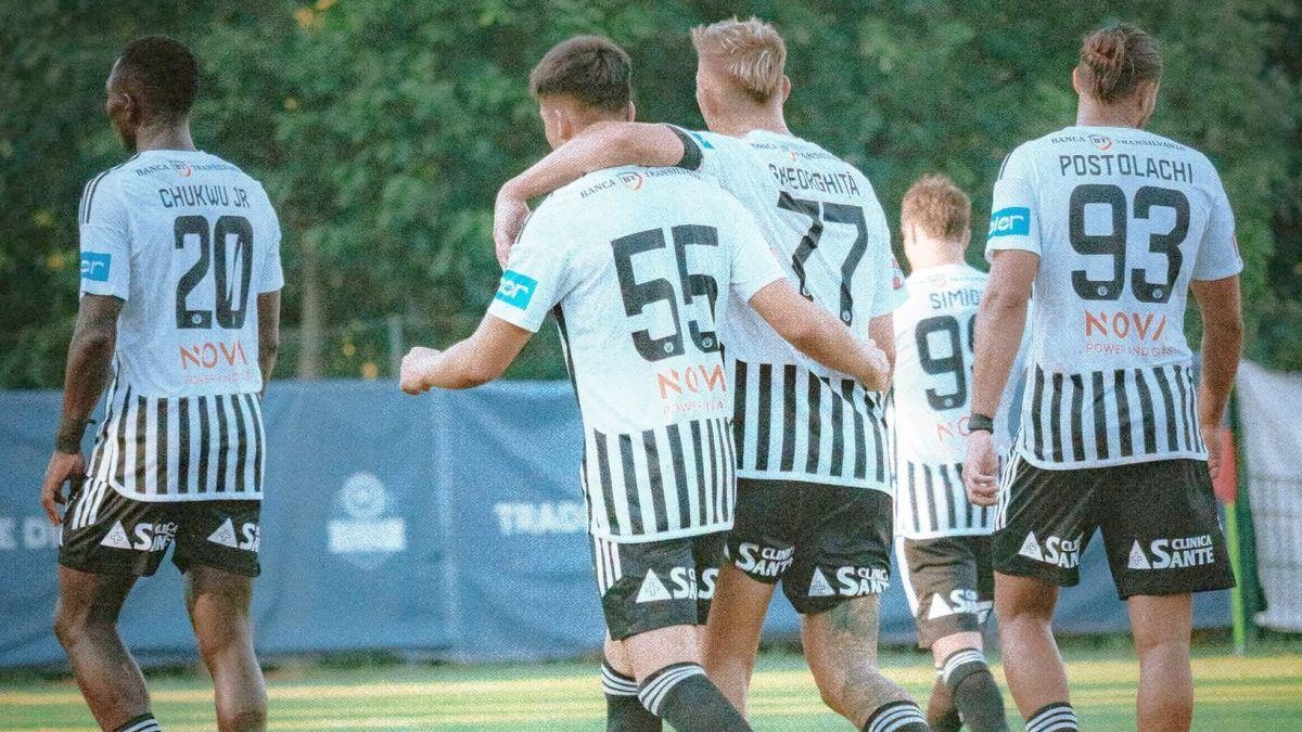 U Cluj a umilit adversara, scor 7-1