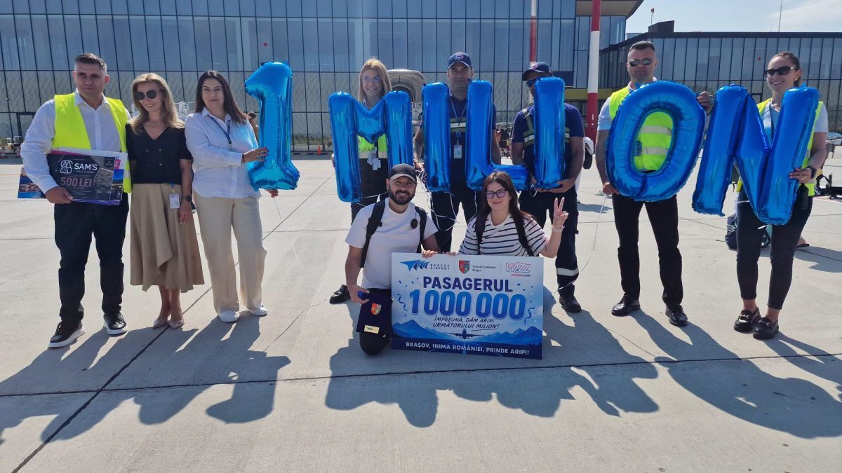 Aeroportul nou din România, 1 milion de pasageri în prag