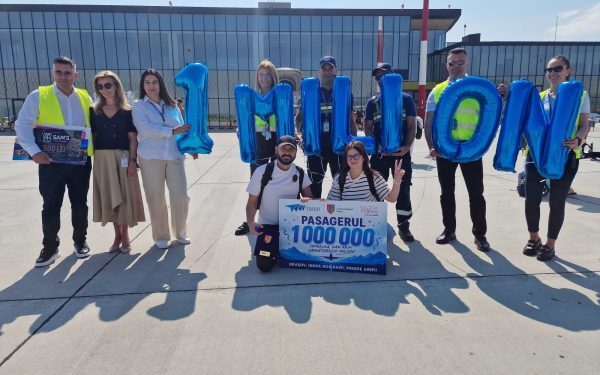 Aeroportul nou din România, 1 milion de pasageri în prag
