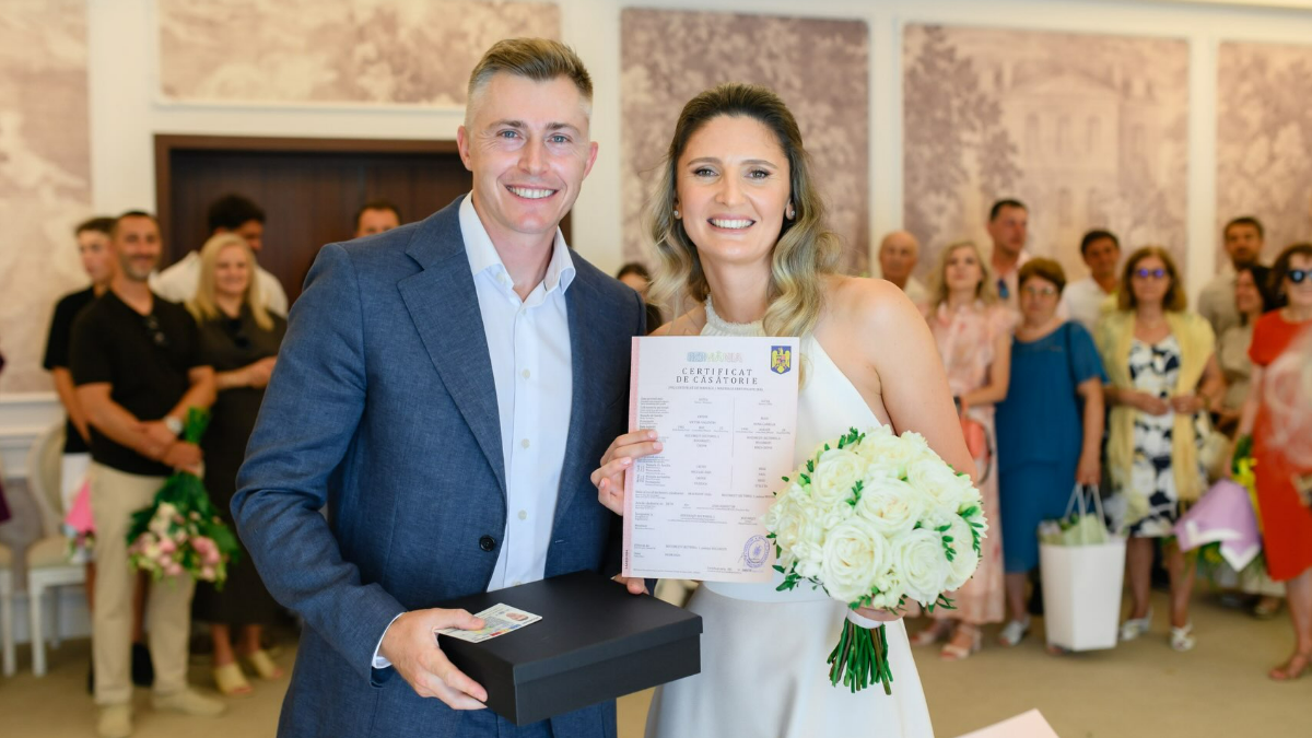 Irina Begu s-a cununat cu antrenorul său, fost tenismen
