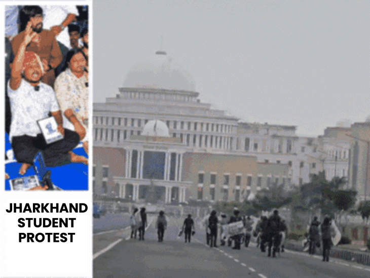 Protest în Jharkhand: Studenți cer anchetă JSSC-CGL