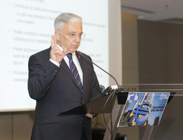 Isărescu: România, departe de euro. Proces politic complicat