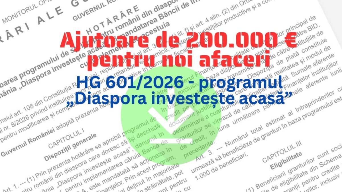 Diaspora investește acasă: 100 mil EUR pentru afaceri în România