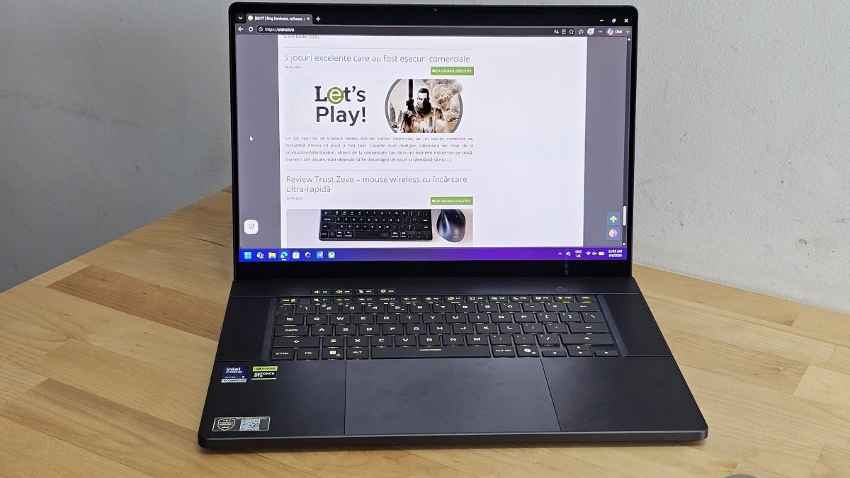ASUS ROG Zephyrus G16: Subțire, ușor și brut, un monstru