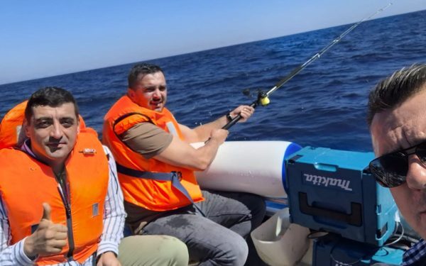 Simion și Dungaciu, rugăciune cu călugării de pe Athos