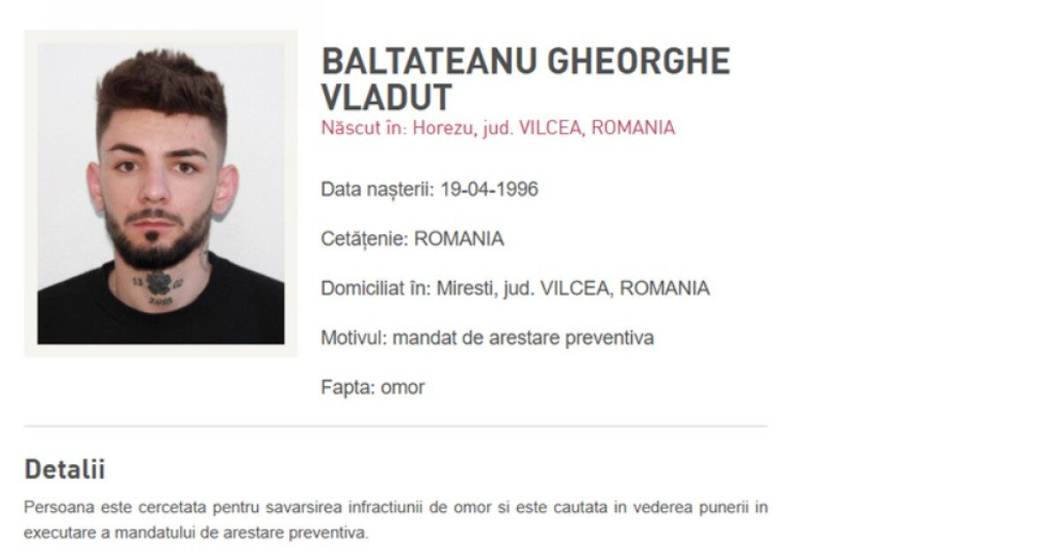 Bărbat suspectat de uciderea iubitei, prins în Elveția