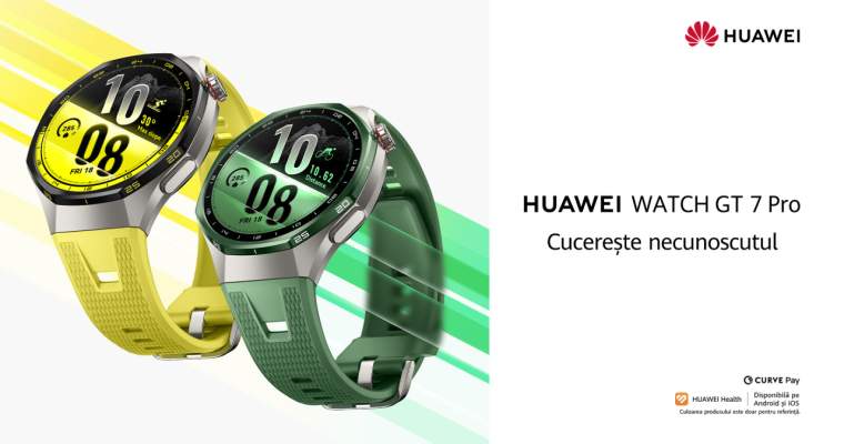 HUAWEI Watch GT 7 în România: Noutăți pentru sporturile de iarnă