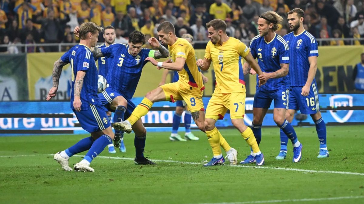România, umilită de Suedia: a patra înfrângere la rând